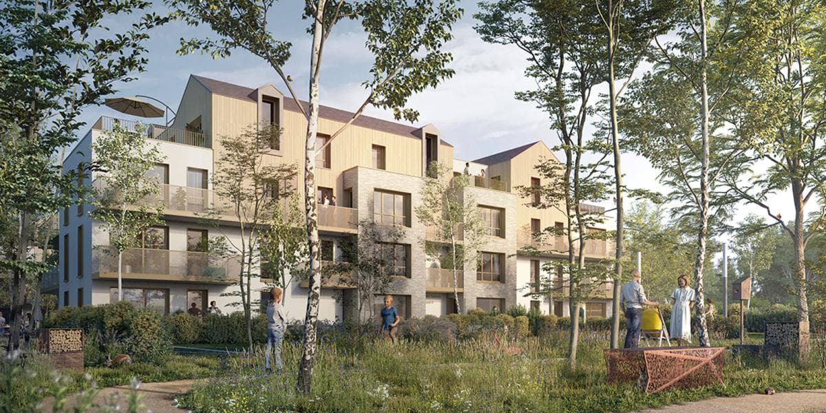 Compiègne — Située en lisière de la forêt de Compiègne, cette résidence contemporaine a été pensée pour offrir u... — Miniature 3