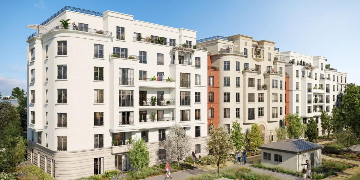 Clamart — Au sein d’un quartier contemporain rythmé par la présence apaisante de l’eau, une nouvelle résidence... — Photo 1