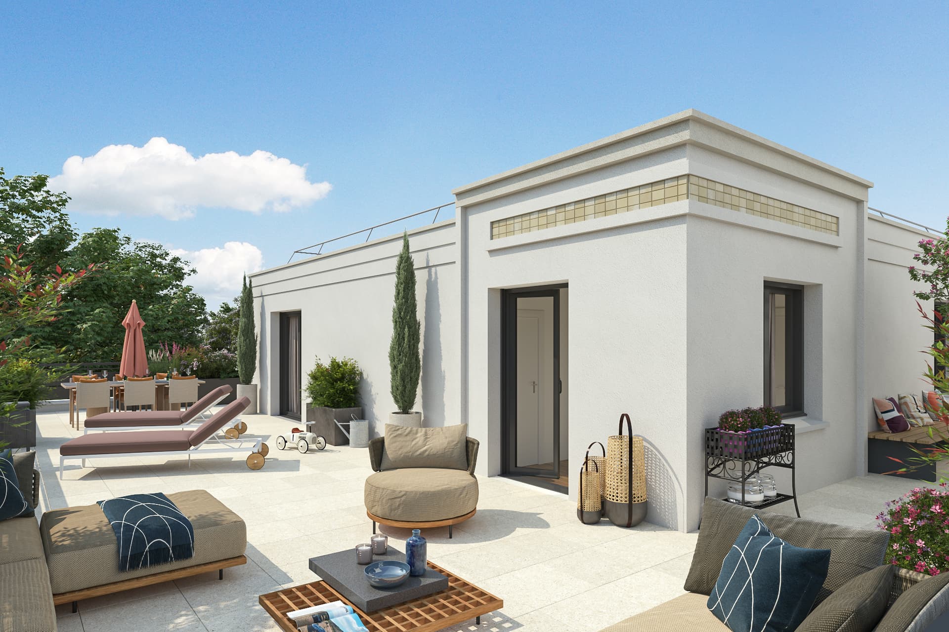 Thiais — Au cœur d’un espace préservé, cette résidence s’intègre harmonieusement dans un îlot de verdure, ent... — Miniature 4