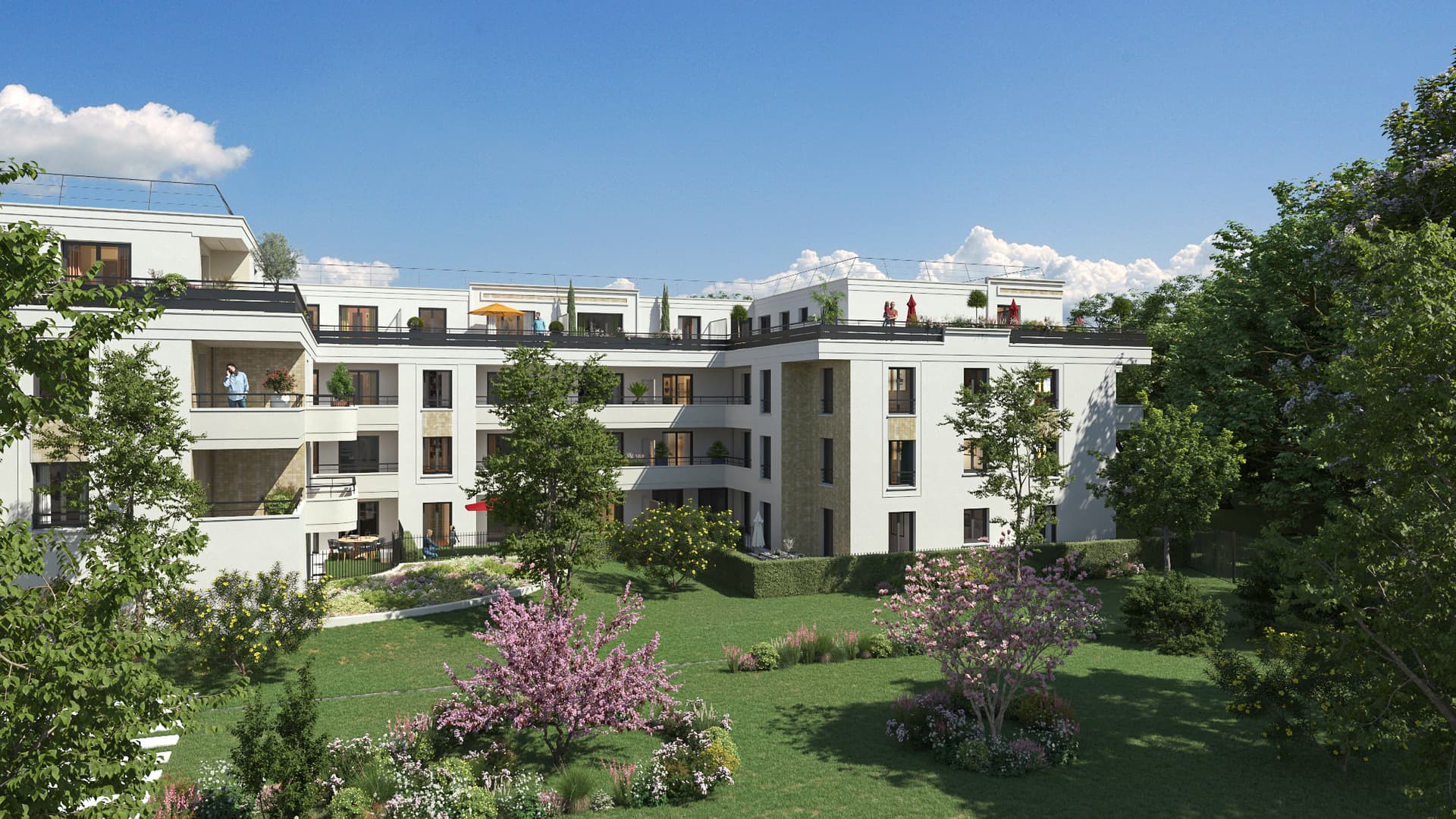 Thiais — Au cœur d’un espace préservé, cette résidence s’intègre harmonieusement dans un îlot de verdure, ent... — Miniature 5