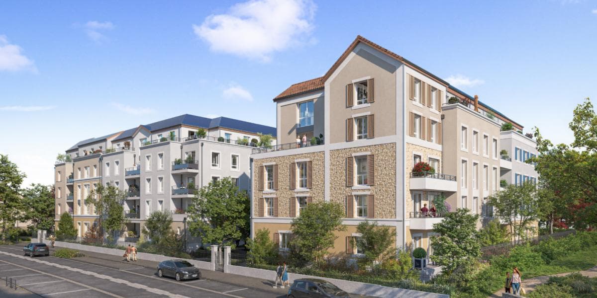 Igny — Située dans le secteur Joliot Curie, au sud d’Igny, cette nouvelle résidence s’intègre harmonieuseme... — Miniature 2