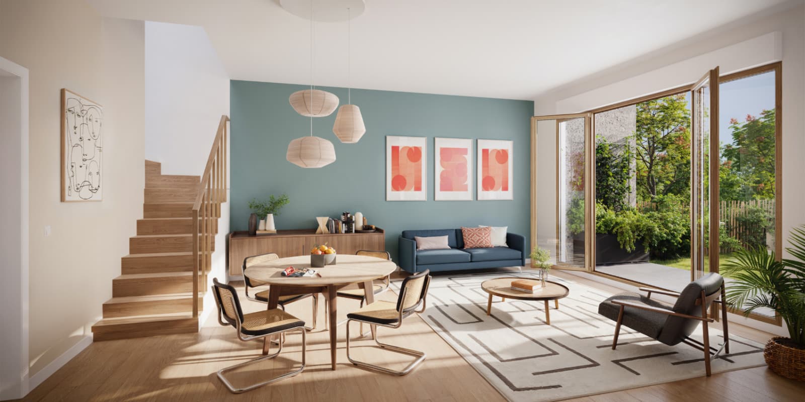 St Denis — Au sein d’un vaste îlot paysager de plus de 6 000 m², une nouvelle résidence propose une sélection d... — Miniature 2