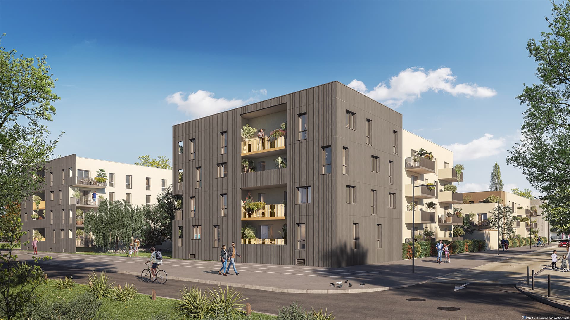 Colombelles — Située au cœur d’Olivet, cette résidence propose des appartements spacieux et lumineux, conçus pour ... — Photo 1