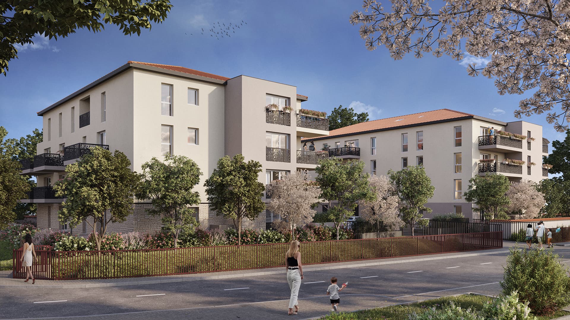 Jassans-Riottier — Située dans un quartier résidentiel apprécié de Jassans-Riottier, cette résidence à taille humaine p...