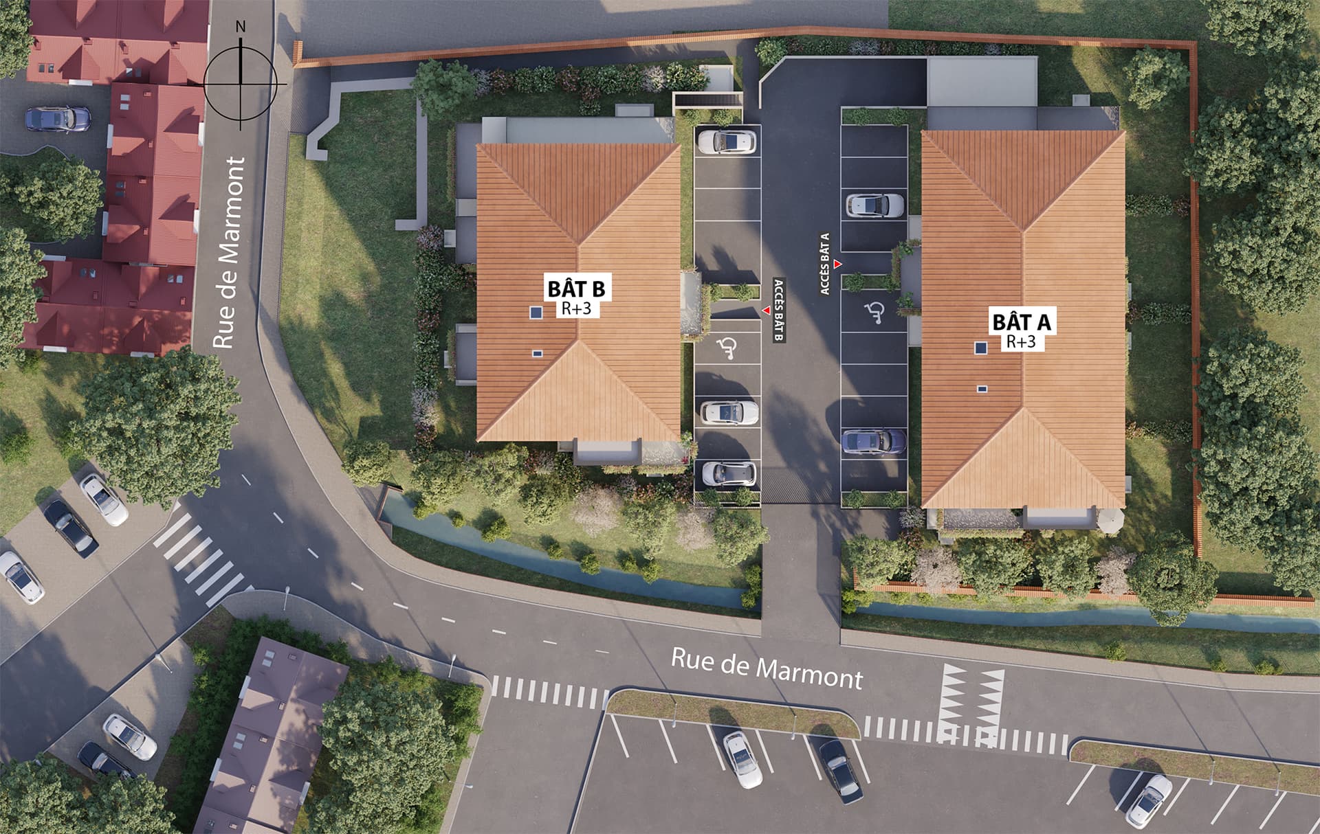 Jassans-Riottier — Située dans un quartier résidentiel apprécié de Jassans-Riottier, cette résidence à taille humaine p... — Miniature 5