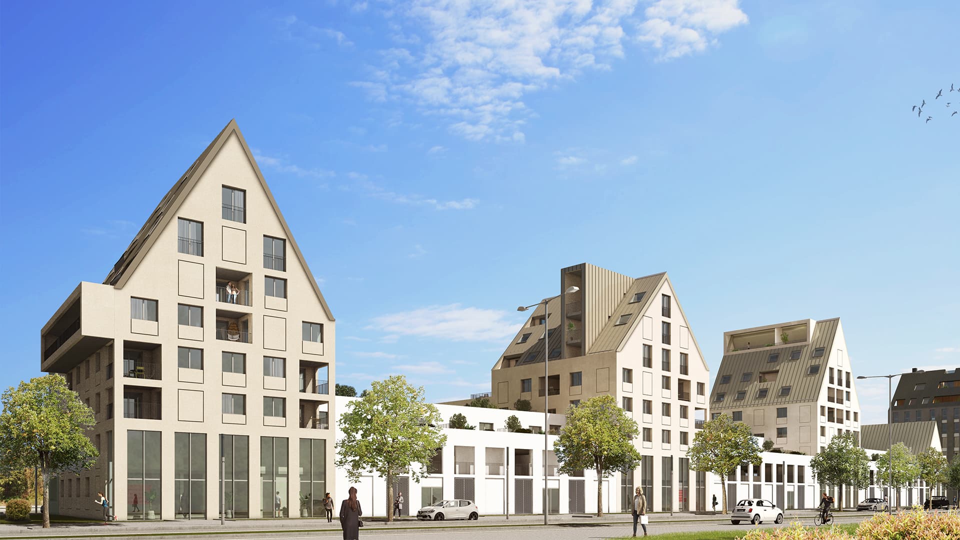 Dijon — Située au sein d’un écoquartier de Dijon, cette résidence se distingue par une architecture contempo... — Photo 1