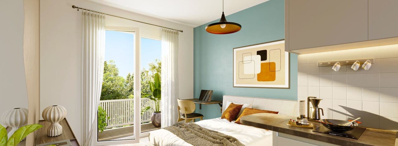 Talence — Située à Talence, cette résidence avec services propose des studios entièrement meublés et équipés, ... — Miniature 2