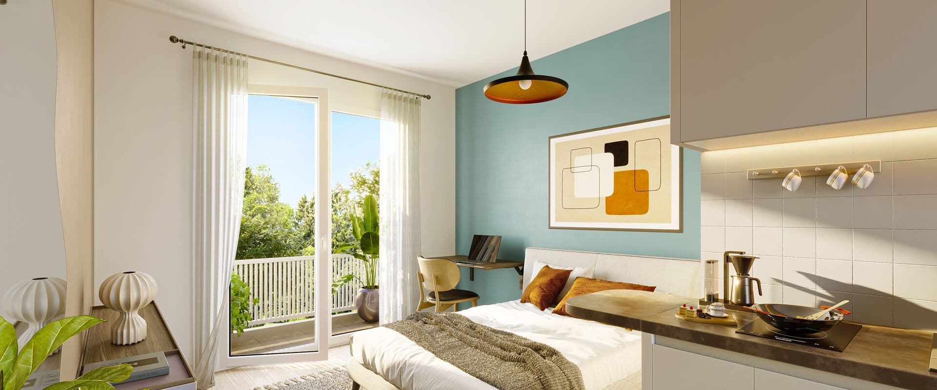 Talence — Située à Talence, cette résidence avec services propose des studios entièrement meublés et équipés, ... — Miniature 5