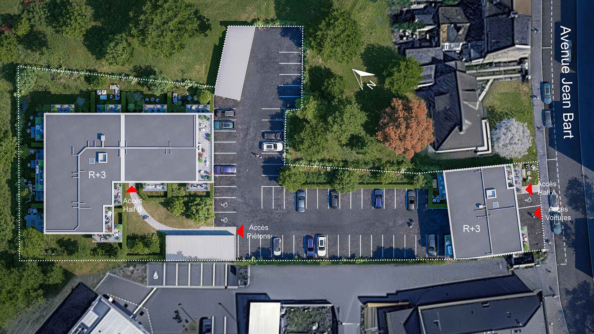 Hazebrouck — Située dans un environnement paisible, cette nouvelle résidence propose une sélection d’appartements... — Miniature 2