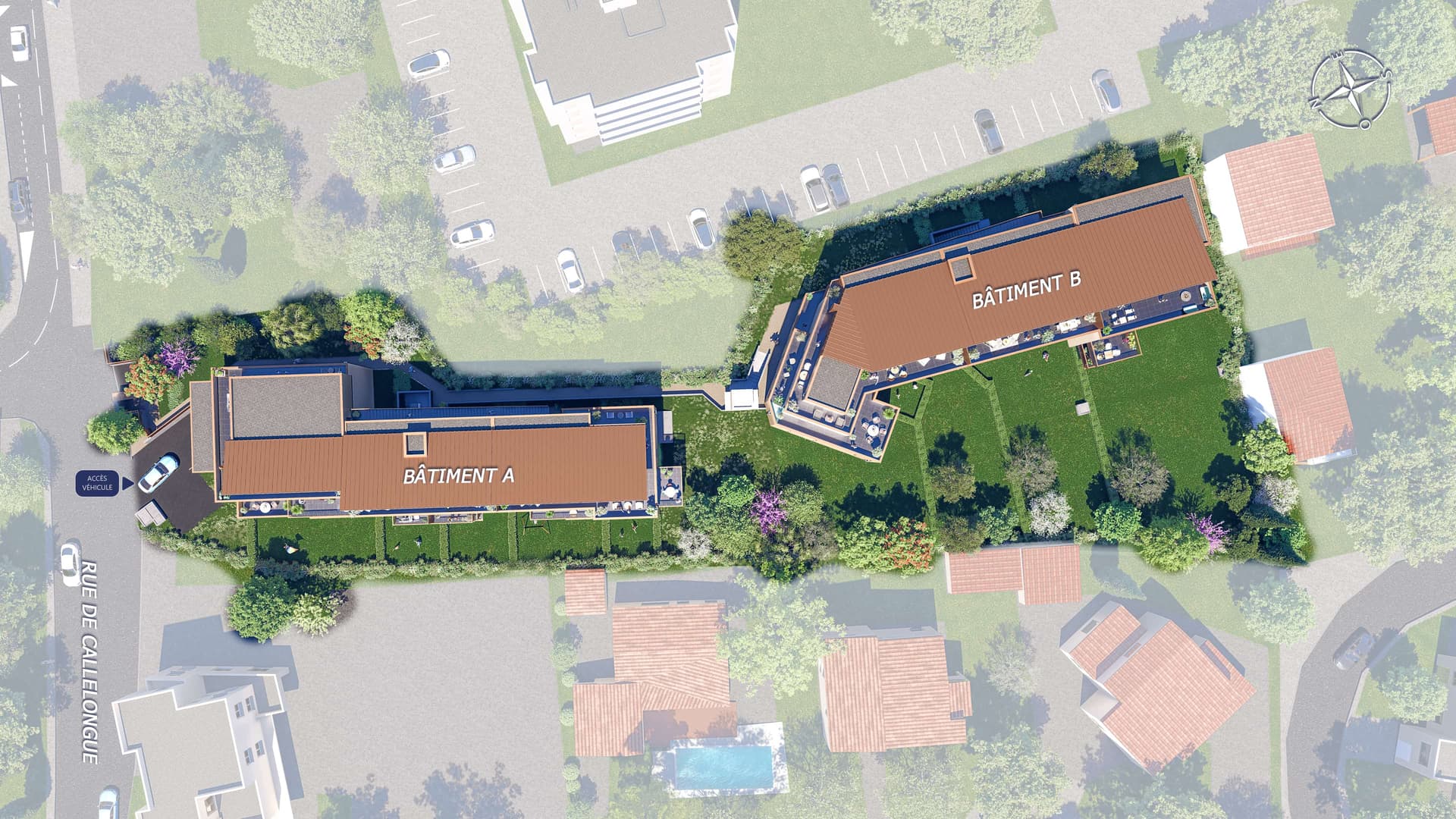 Marseille — Située au cœur du quartier prisé de Sainte-Anne à Marseille, cette résidence se distingue par son ar... — Miniature 5