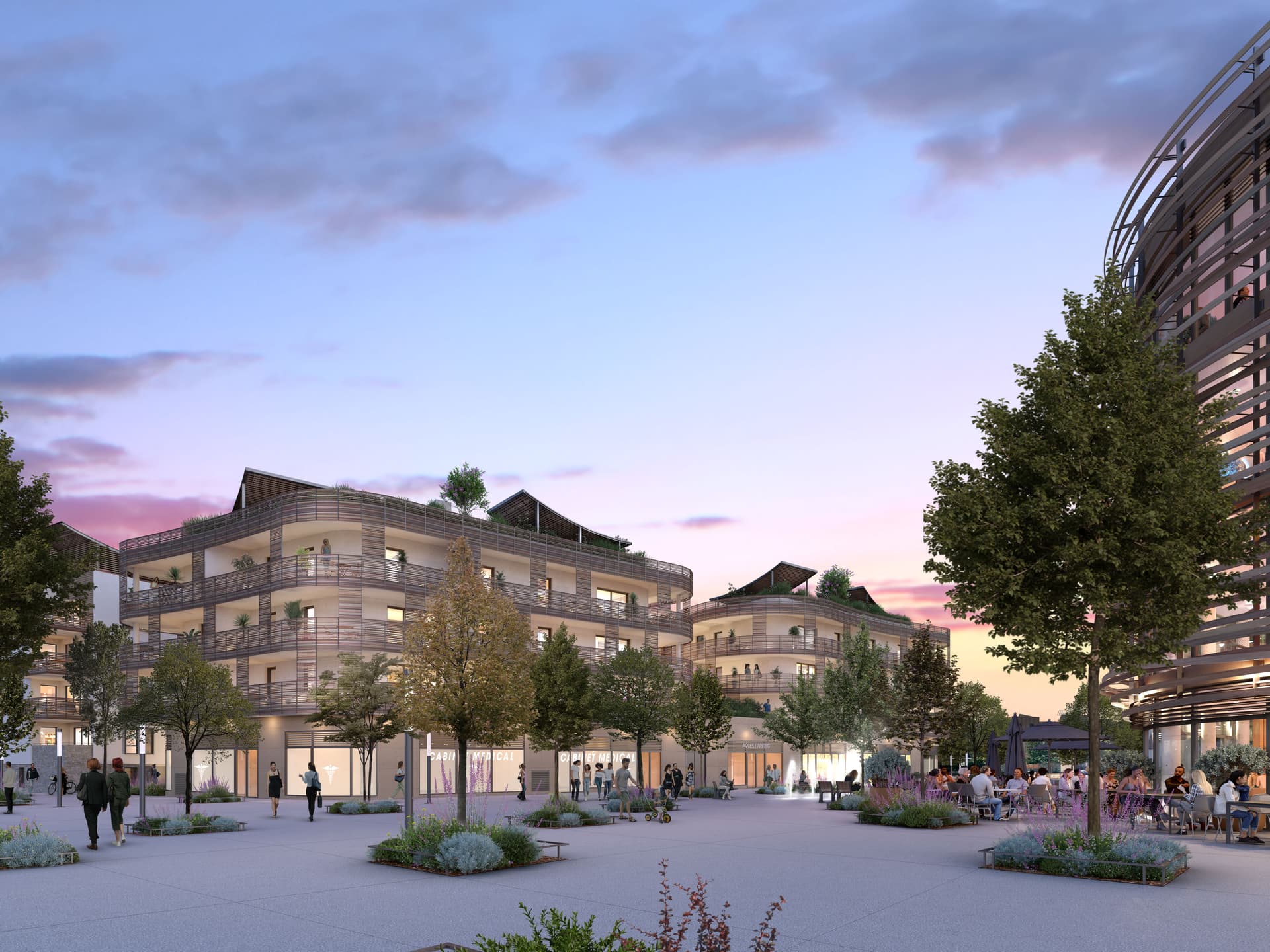 St Jean de Vedas — Au cœur de Saint-Jean-de-Védas, cette résidence bénéficie d’un emplacement privilégié, à la croisée ... — Miniature 6