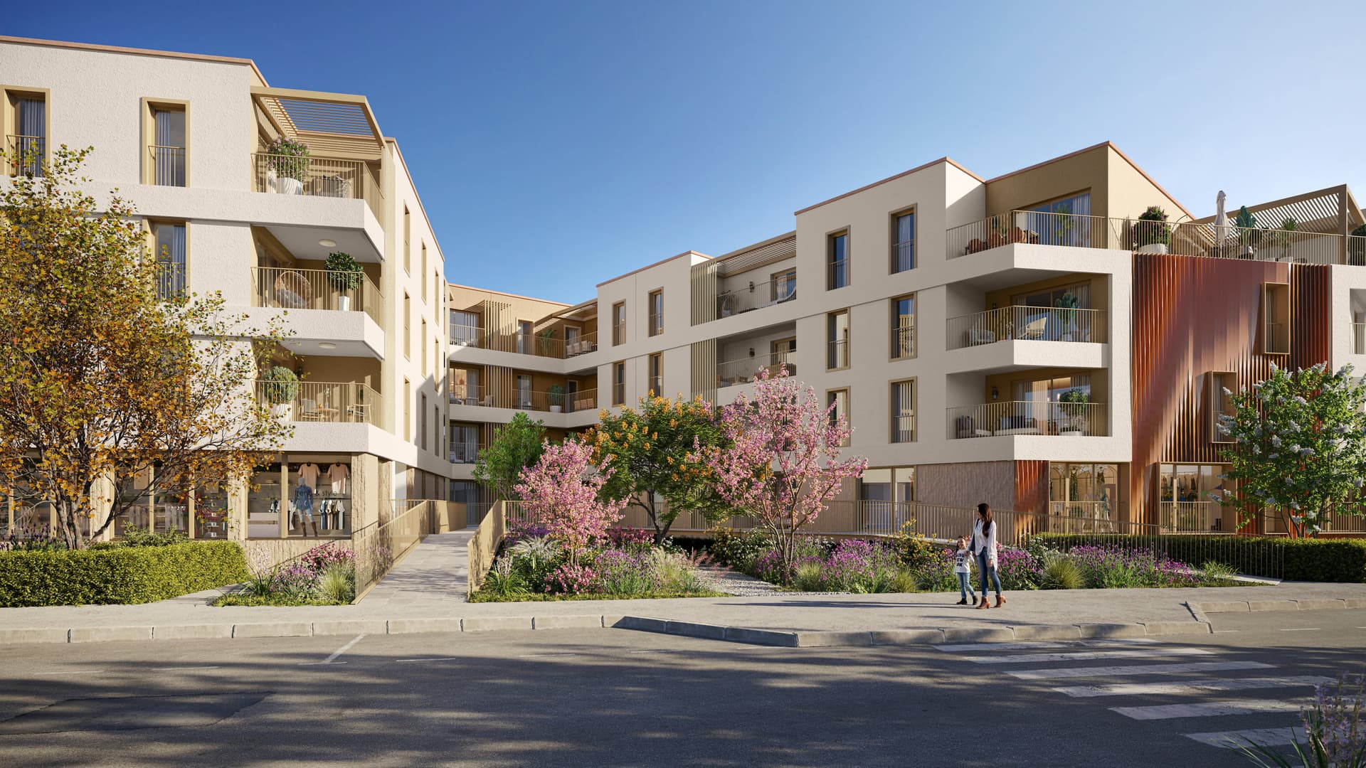 Frejus — Située au cœur du centre-ville de Fréjus, cette nouvelle résidence propose un cadre de vie privilégi... — Photo 1