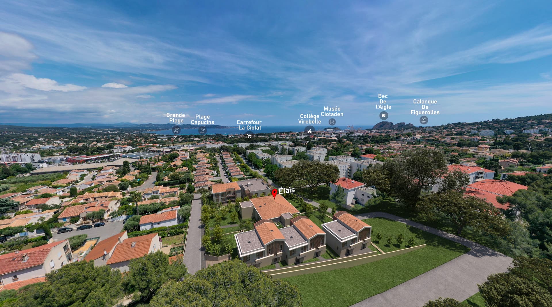 la Ciotat — Située dans un environnement paisible, cette maison de ville quatre pièces propose un cadre de vie p... — Miniature 10