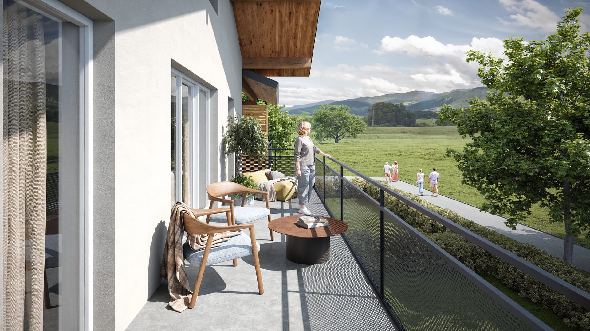 Bons-en-Chablais — Située dans un environnement calme et agréable, cette nouvelle résidence propose des appartements de... — Miniature 5