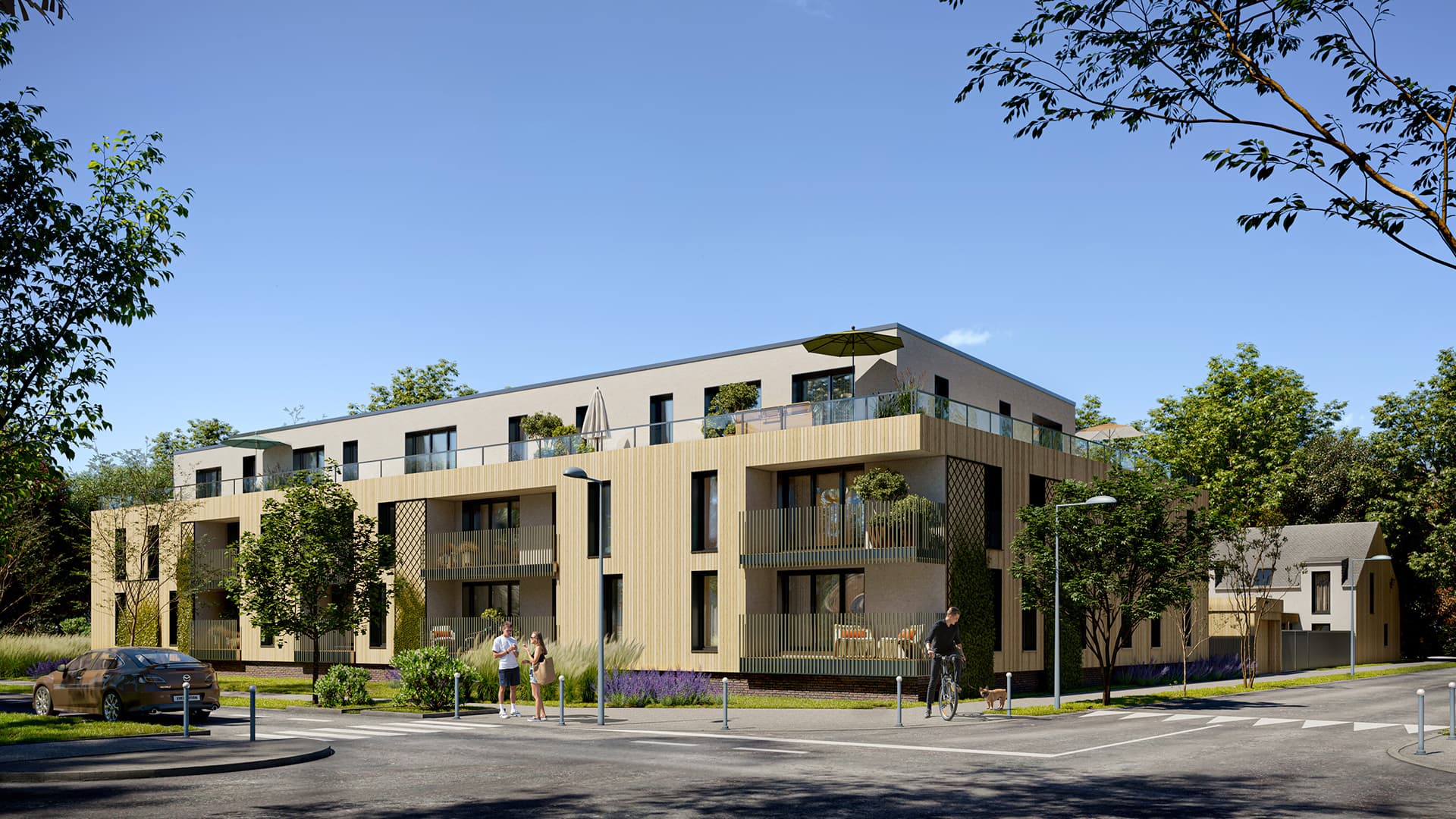 Villeneuve-D&amp;apos;ascq — Situé au cœur du quartier du Recueil à Villeneuve d'Ascq, ce projet offre un environnement de vie à ... — Photo 1