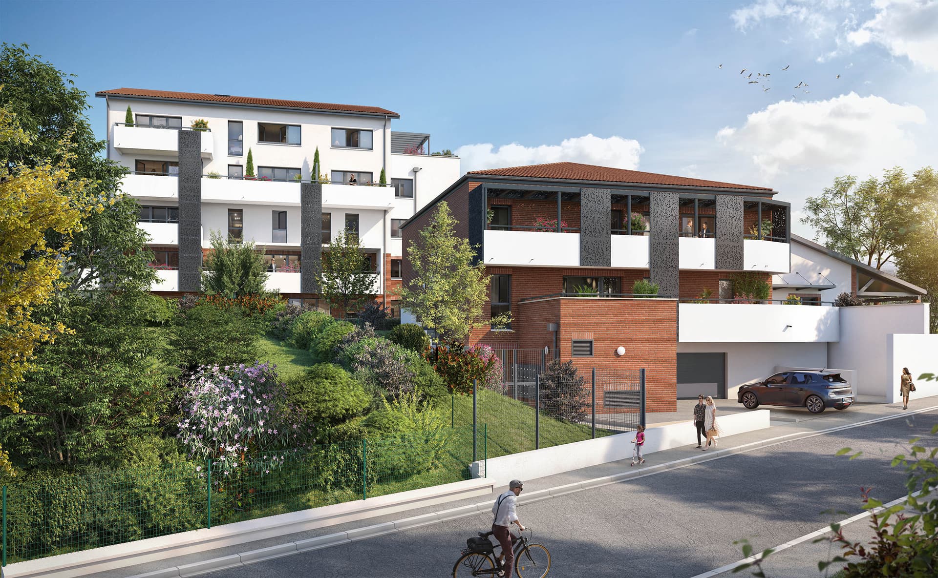 Toulouse — Découvrez une résidence contemporaine proposant une sélection d’appartements du deux au cinq pièces,... — Photo 1