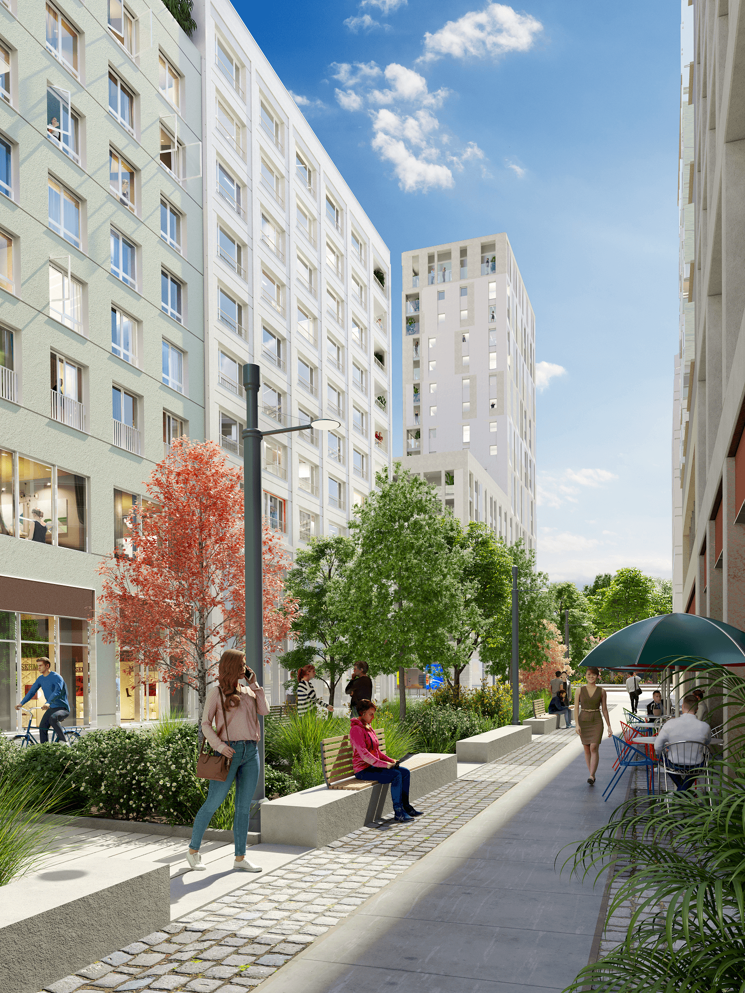 Bordeaux — Située au sud de la Gare Saint-Jean, dans un secteur dynamique de Bordeaux, cette résidence s’élève ... — Miniature 6