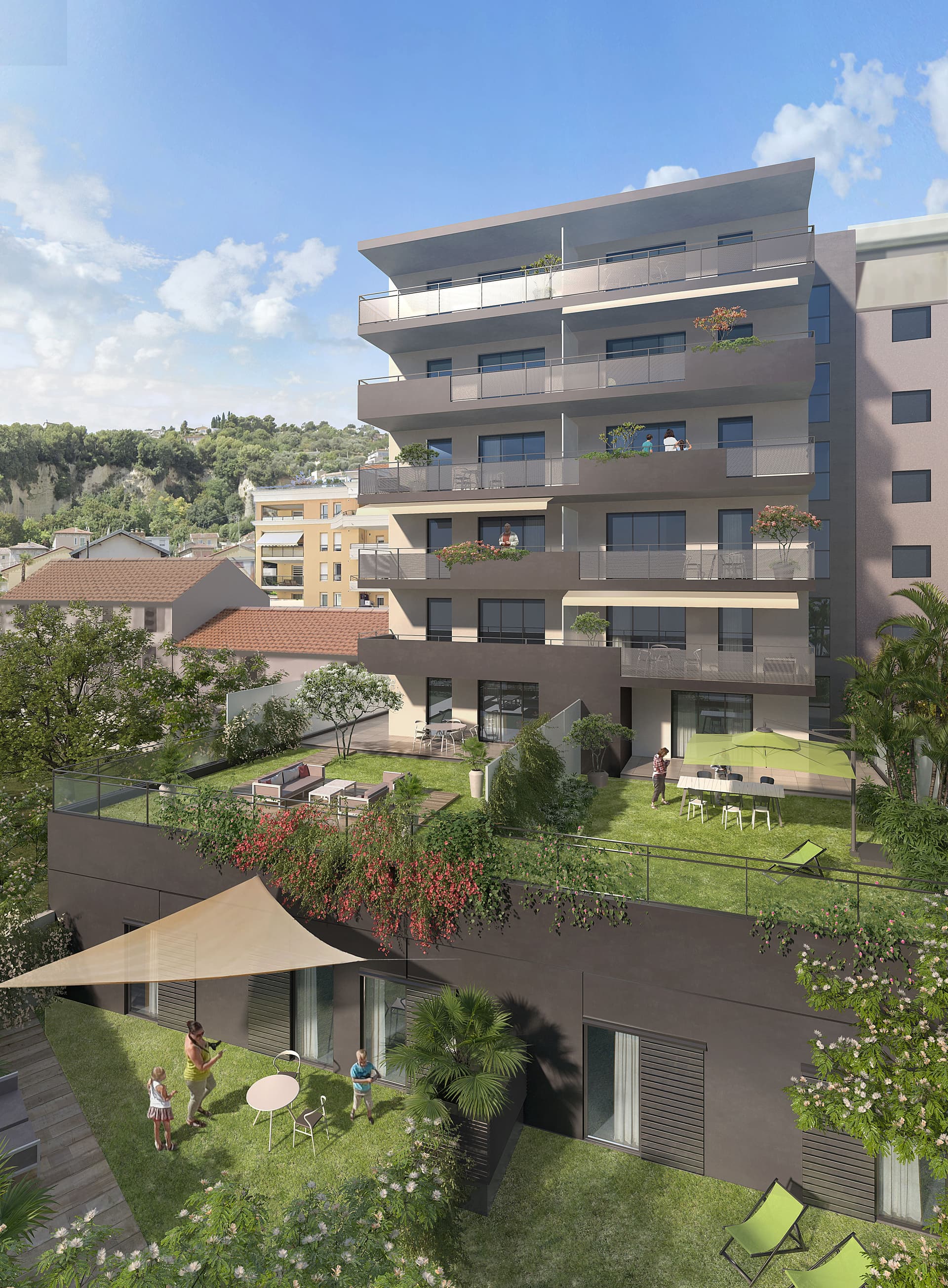 Nice — Située dans un secteur prisé de Nice, cette nouvelle réalisation se distingue par son architecture é... — Photo 1