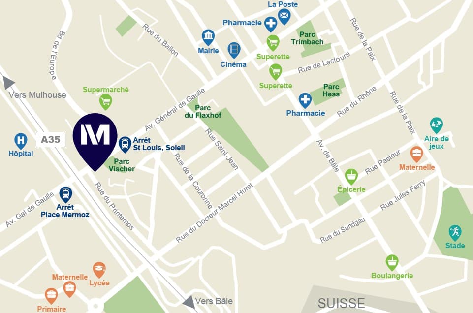 Saint-Louis — Située à Saint-Louis, dans le Haut-Rhin au sein de la région Grand Est, cette nouvelle résidence bén... — Miniature 10