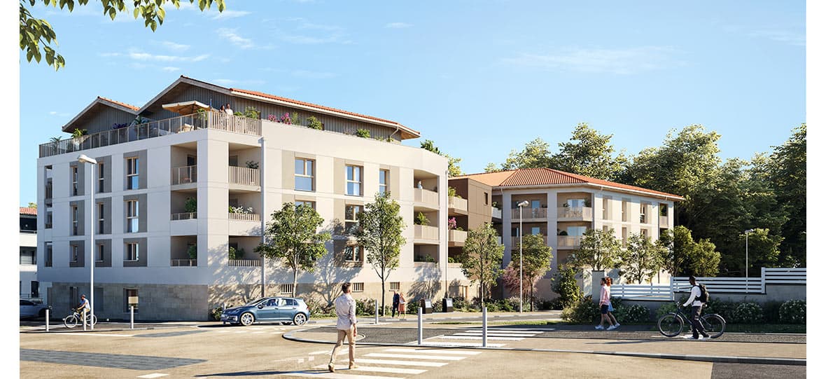 Anglet — À proximité des commodités et offrant un cadre de vie agréable, ce nouveau programme résidentiel pro... — Miniature 2