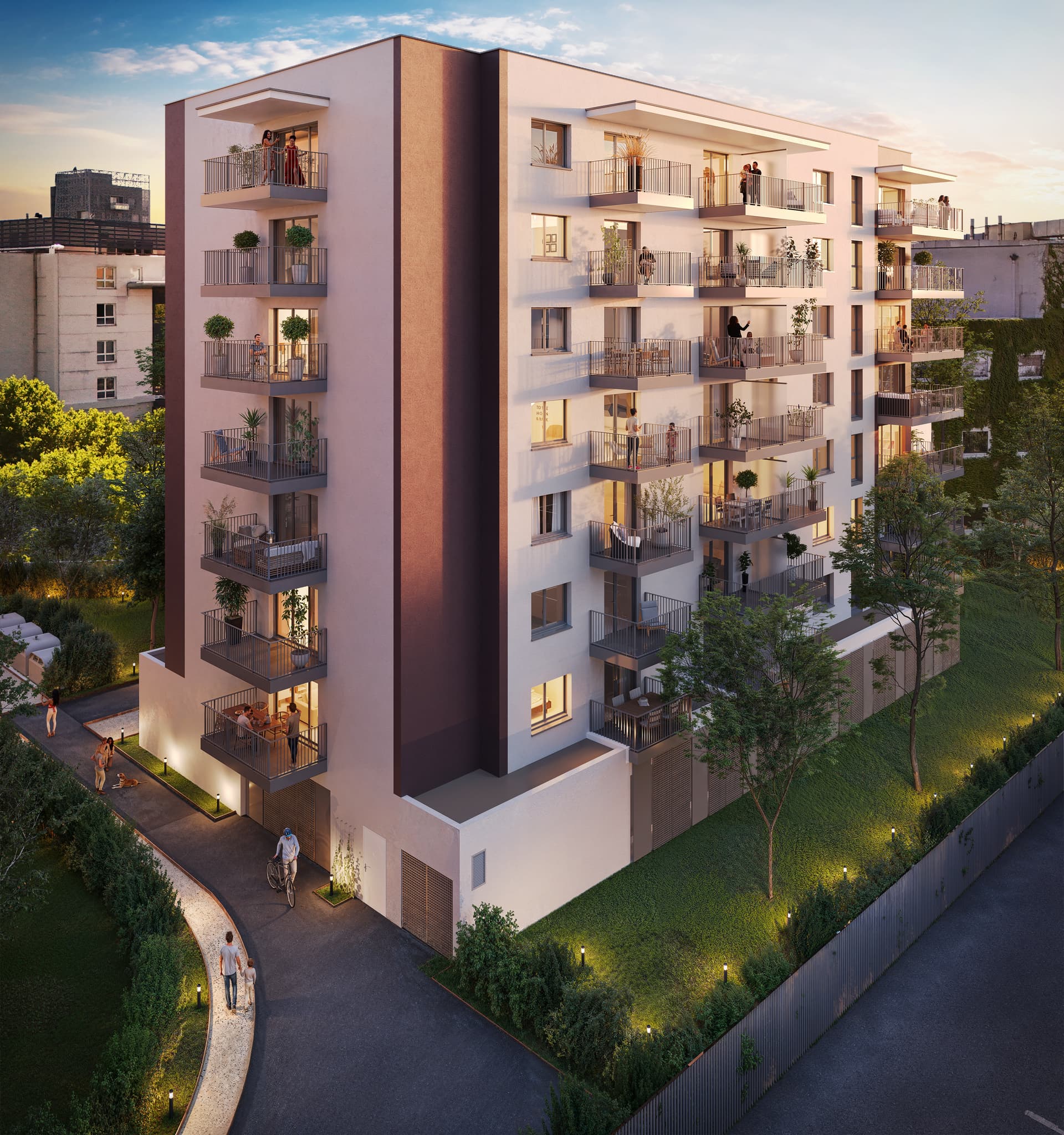 Clermont Ferrand — Située au cœur d’un quartier en pleine évolution, cette nouvelle résidence se distingue par une conc... — Miniature 2