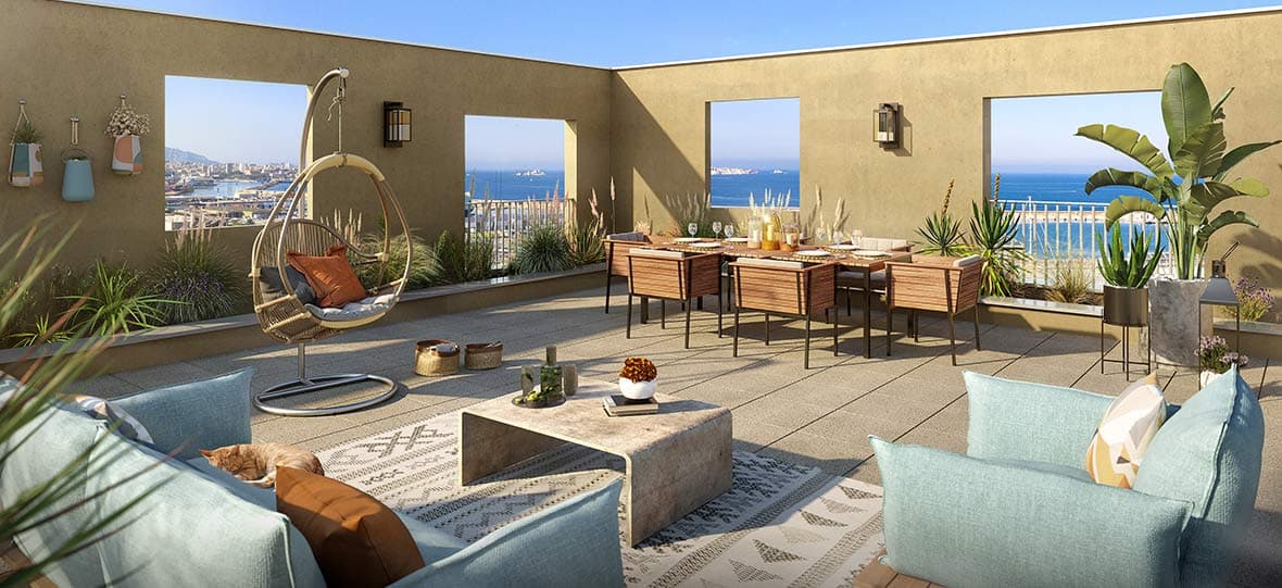 Marseille 15e Arrondissement — Située au cœur d’un quartier en plein renouveau, cette résidence neuve propose des appartements spac... — Miniature 2