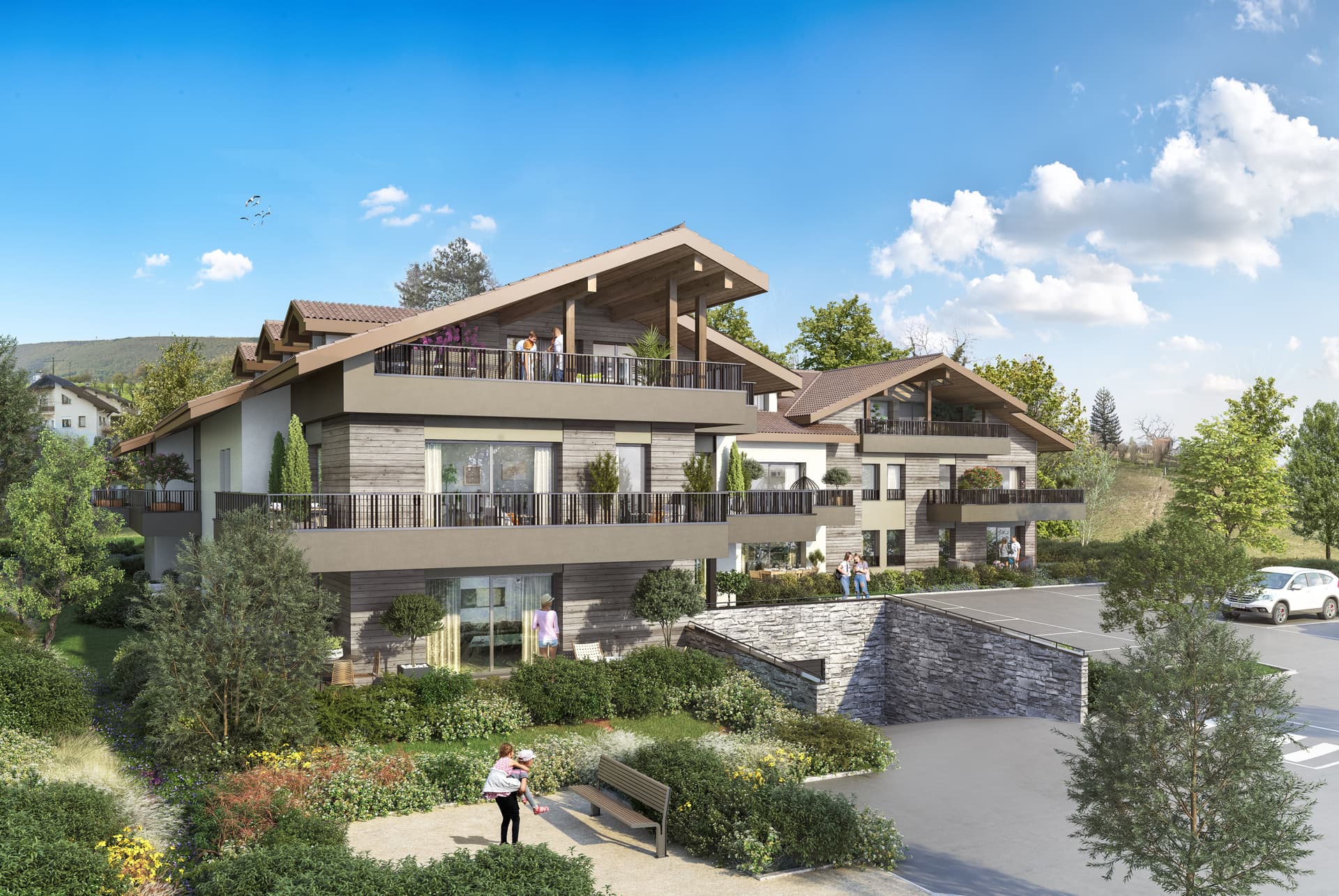 Reignier-Esery — Située dans un environnement résidentiel agréable, cette nouvelle réalisation propose des appartemen... — Miniature 2