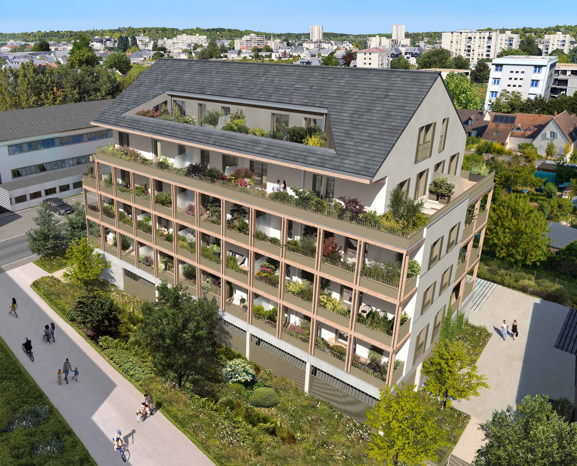 la Riche — Profitez d’un cadre de vie unique, où la nature s’invite chez vous grâce à une conception architectu... — Miniature 3