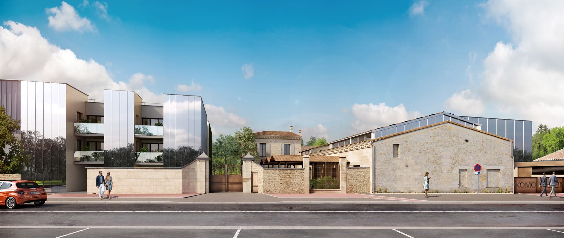 Talence — Dans un environnement alliant modernité et authenticité, cette résidence intimiste propose 26 appart... — Miniature 2