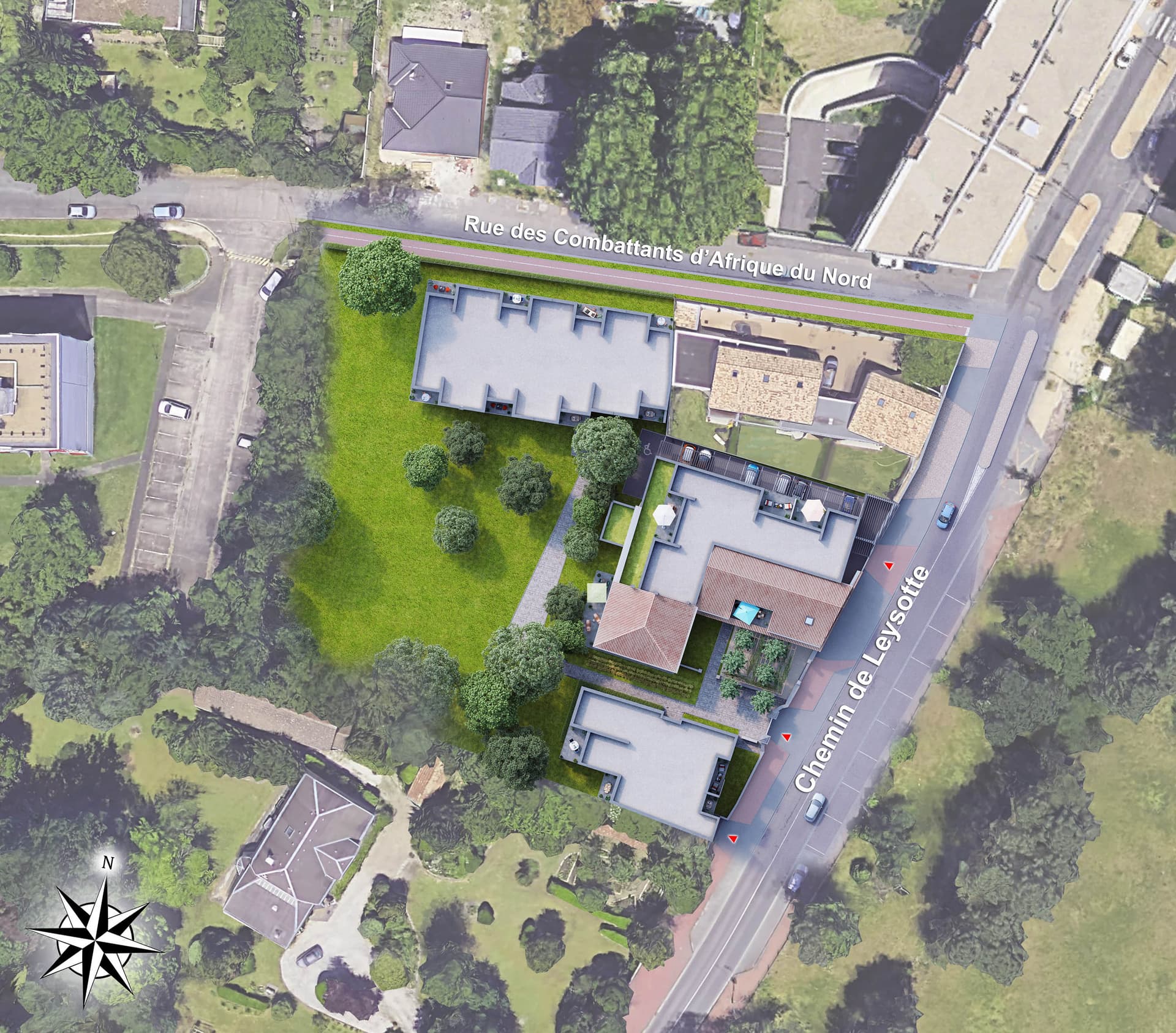 Talence — Dans un environnement alliant modernité et authenticité, cette résidence intimiste propose 26 appart... — Miniature 9