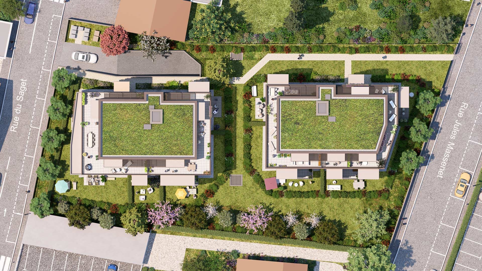 Annemasse — Située à Annemasse, cette nouvelle résidence propose un cadre de vie de qualité aux portes de Genève... — Miniature 3