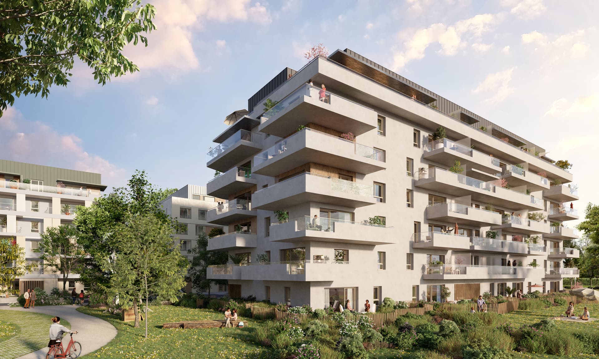 Annecy — Située au sein d’un quartier dynamique récemment développé, cette résidence propose 54 appartements ... — Miniature 2
