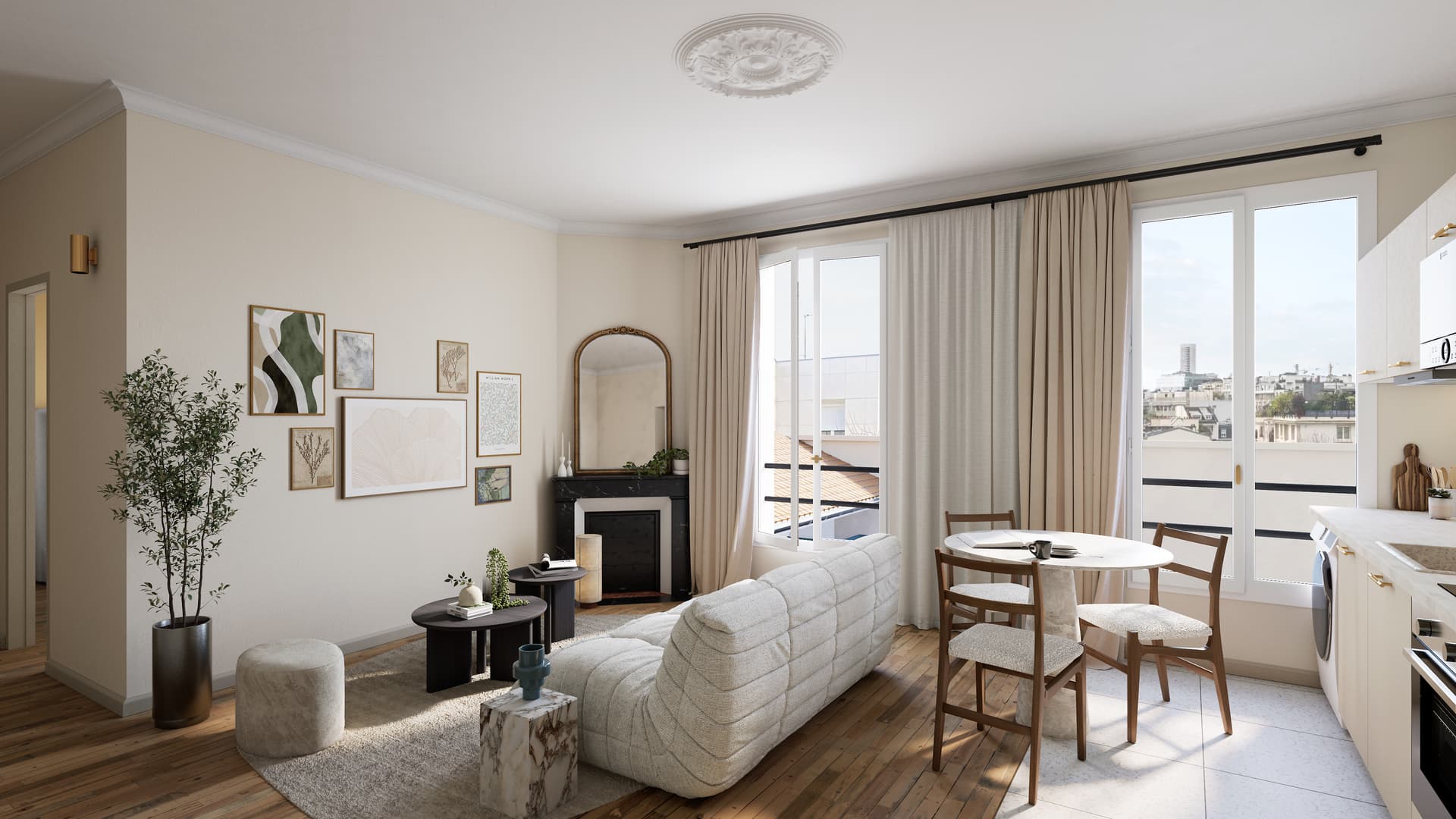 Levallois-Perret — Situé dans un environnement urbain dynamique, ce programme immobilier neuf propose une sélection d'a... — Miniature 2