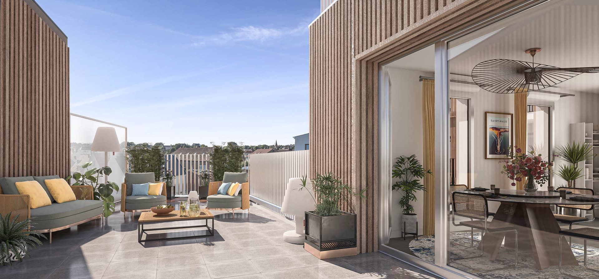 Saint-Malo — Située à Saint-Malo, à proximité immédiate du marché Rocabey, cette nouvelle résidence propose des a... — Miniature 3