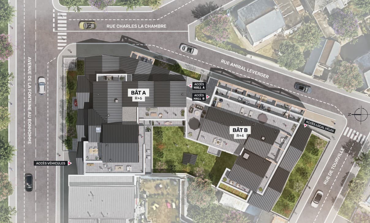 Saint-Malo — Située à Saint-Malo, à proximité immédiate du marché Rocabey, cette nouvelle résidence propose des a... — Miniature 7