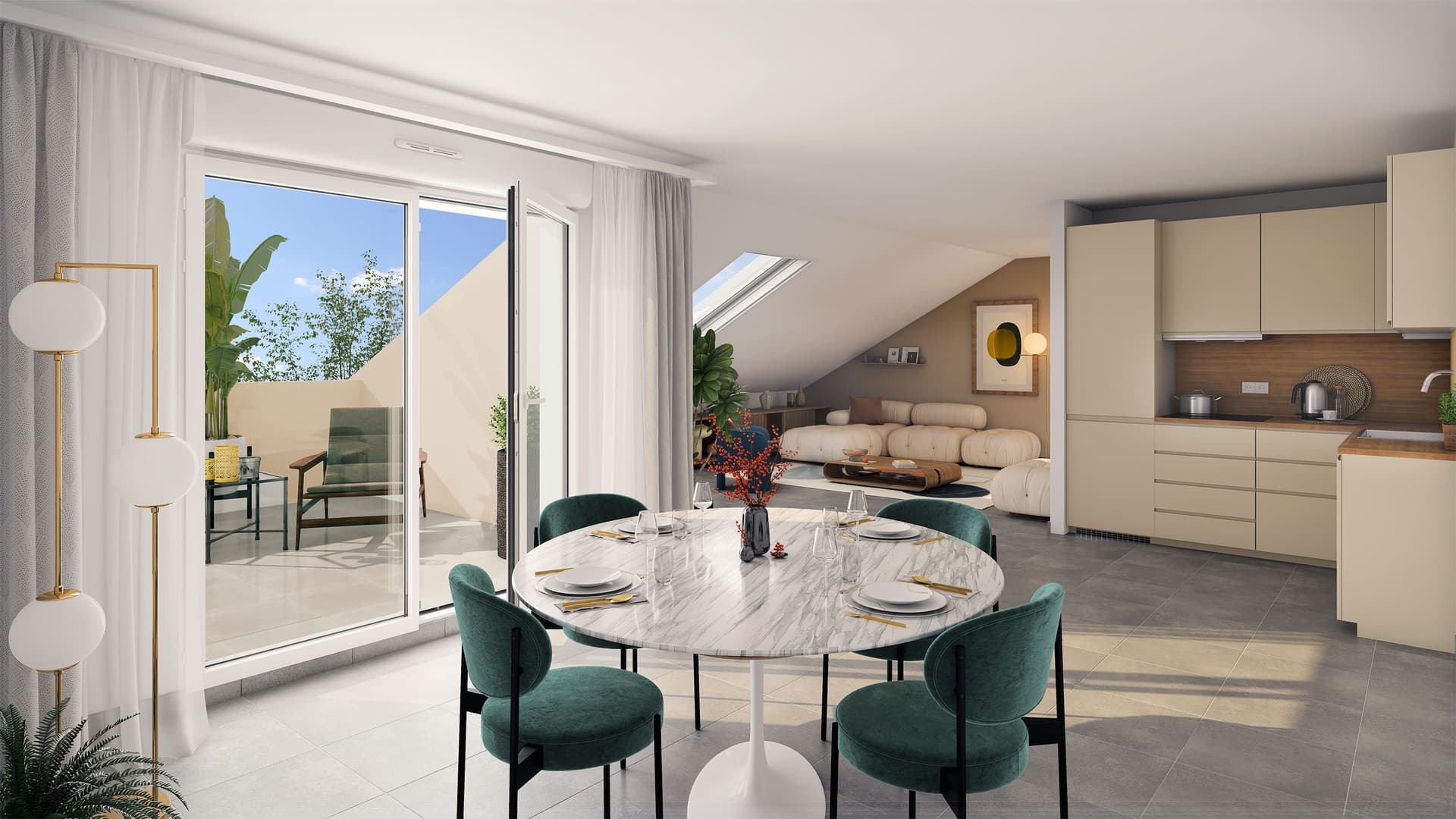 Marnaz — Au cœur d’un environnement paisible et verdoyant à Marnaz, une nouvelle résidence à taille humaine p... — Miniature 3