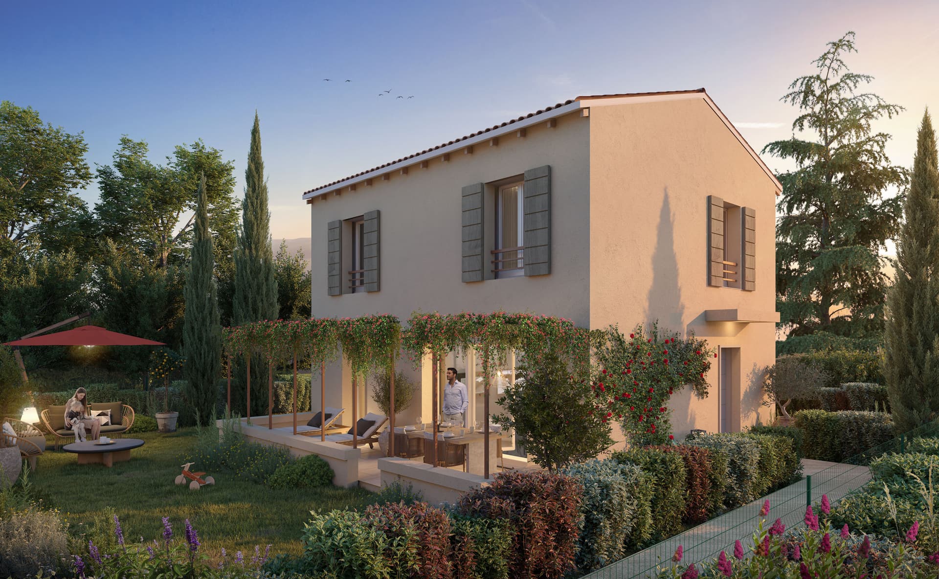 Avignon — Située dans le quartier recherché de Montfavet à Avignon, cette nouvelle résidence propose un cadre ... — Miniature 3