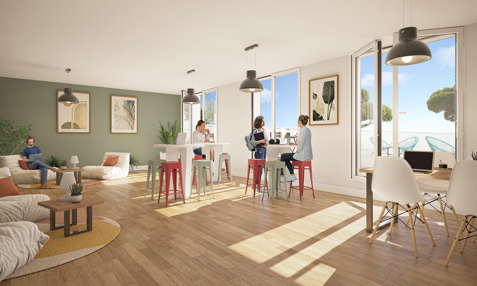 Niort — Située à Niort, cette résidence contemporaine s’adresse aux étudiants et jeunes actifs souhaitant bé... — Miniature 3