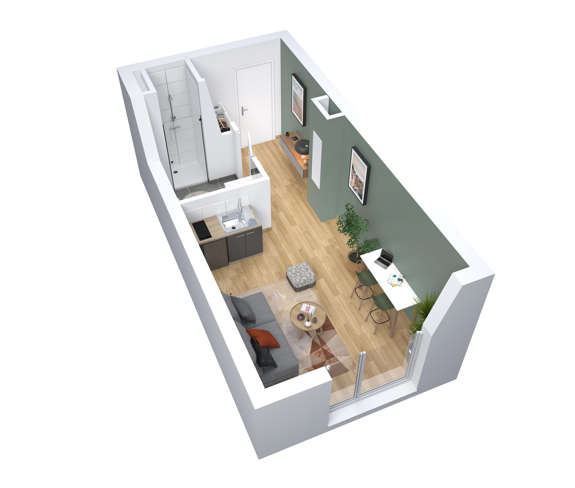 Niort — Située à Niort, cette résidence contemporaine s’adresse aux étudiants et jeunes actifs souhaitant bé... — Miniature 4