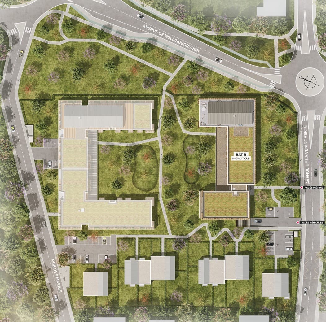 Niort — Située à Niort, cette résidence contemporaine s’adresse aux étudiants et jeunes actifs souhaitant bé... — Miniature 9