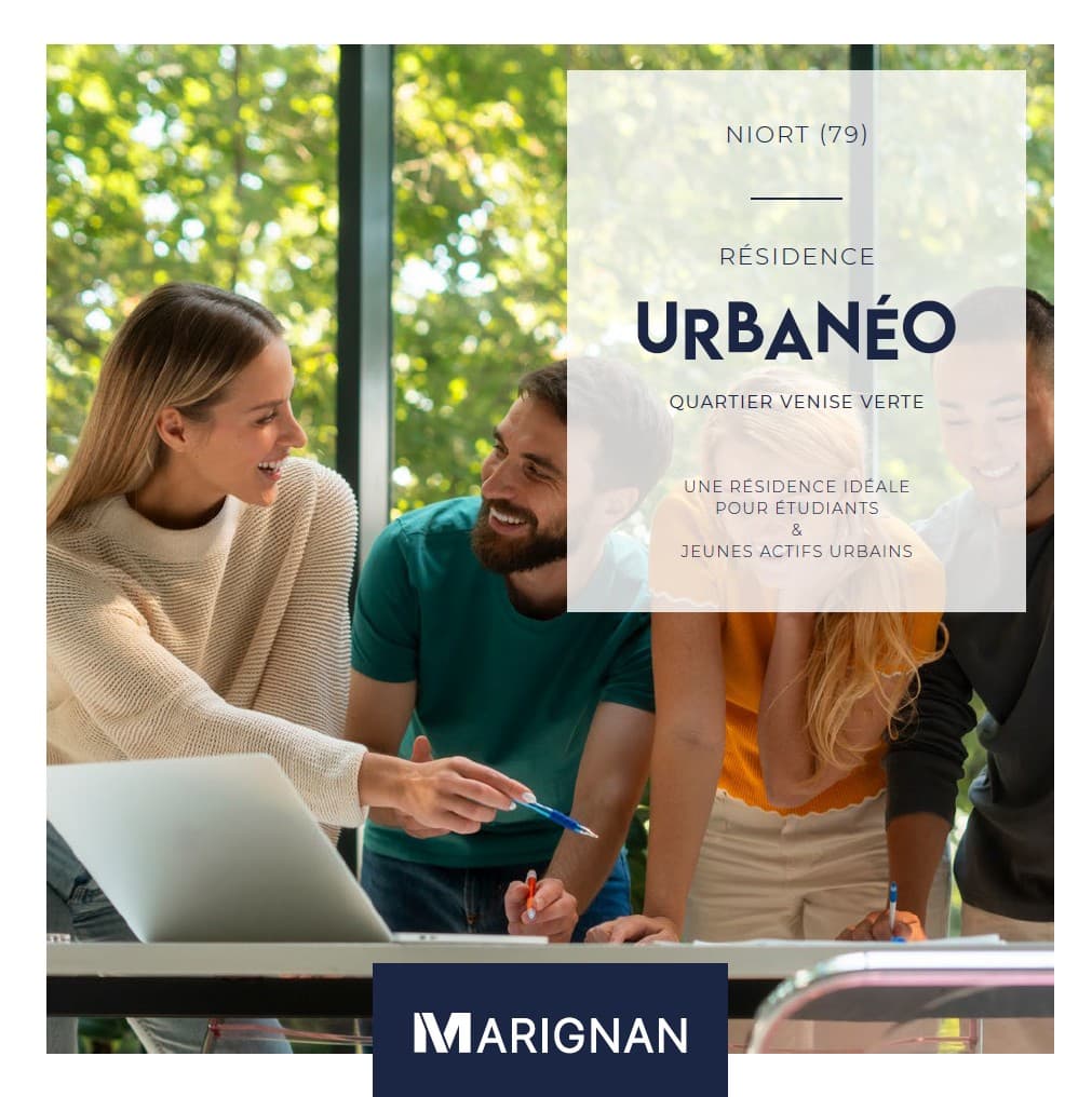 Niort — Située à Niort, cette résidence contemporaine s’adresse aux étudiants et jeunes actifs souhaitant bé... — Miniature 10