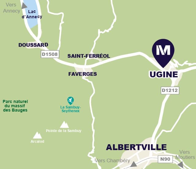 Ugine — Située au cœur de la Savoie, entre montagnes et nature préservée, la commune d’Ugine offre un cadre ... — Miniature 4