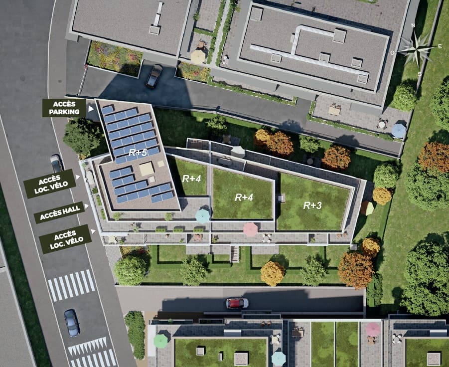 Echirolles — Située à Échirolles, au sud de Grenoble, cette nouvelle résidence s’inscrit dans un quartier en plei... — Miniature 5