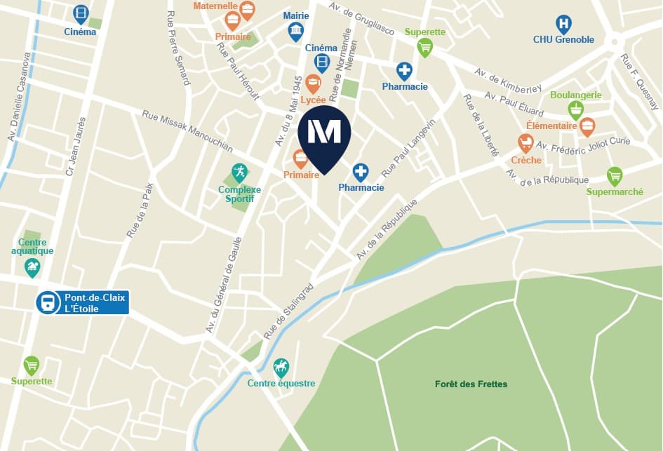 Echirolles — Située à Échirolles, au sud de Grenoble, cette nouvelle résidence s’inscrit dans un quartier en plei... — Miniature 6