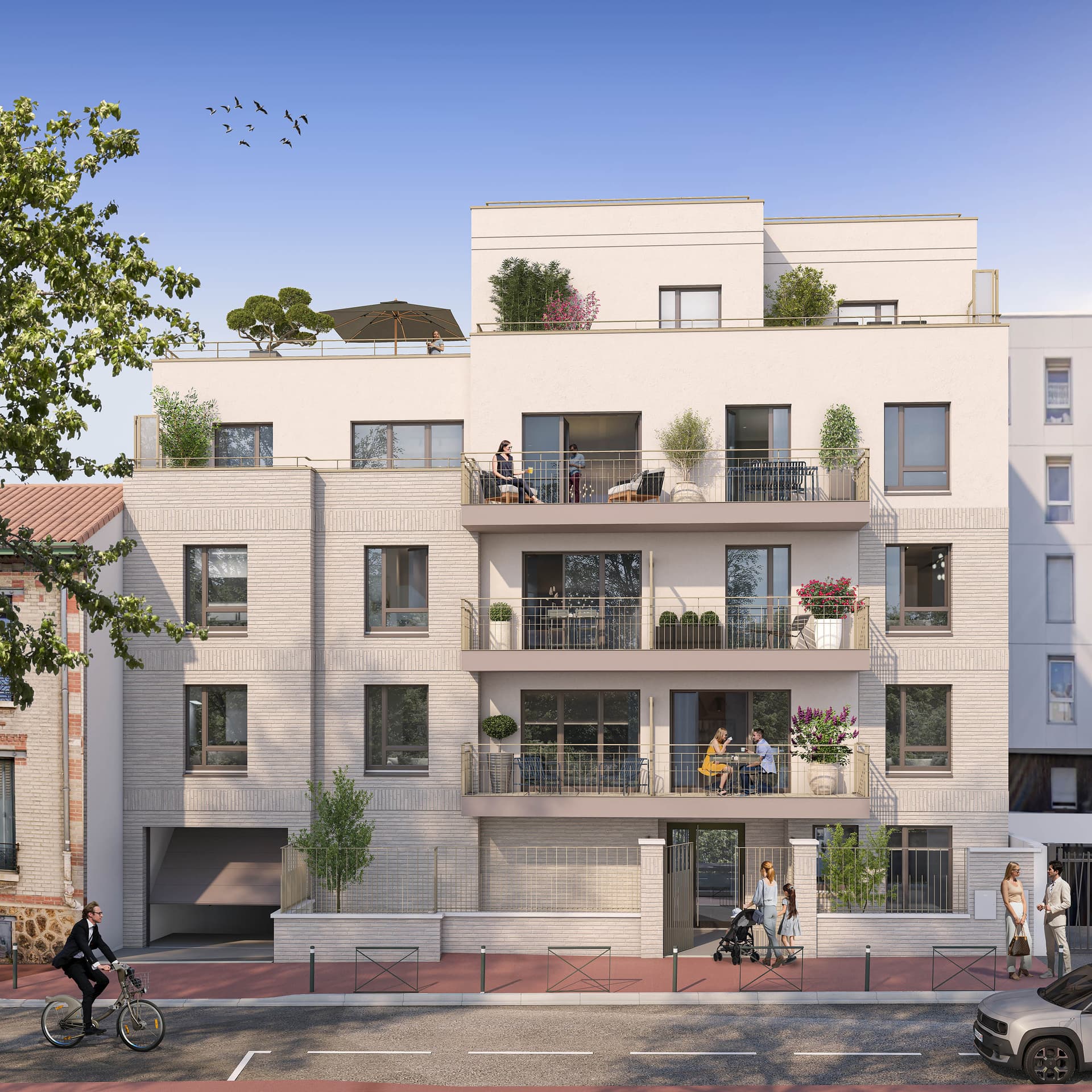 Vanves — Au cœur de Vanves, ce nouveau projet résidentiel propose une sélection d’appartements allant du stud... — Photo 1