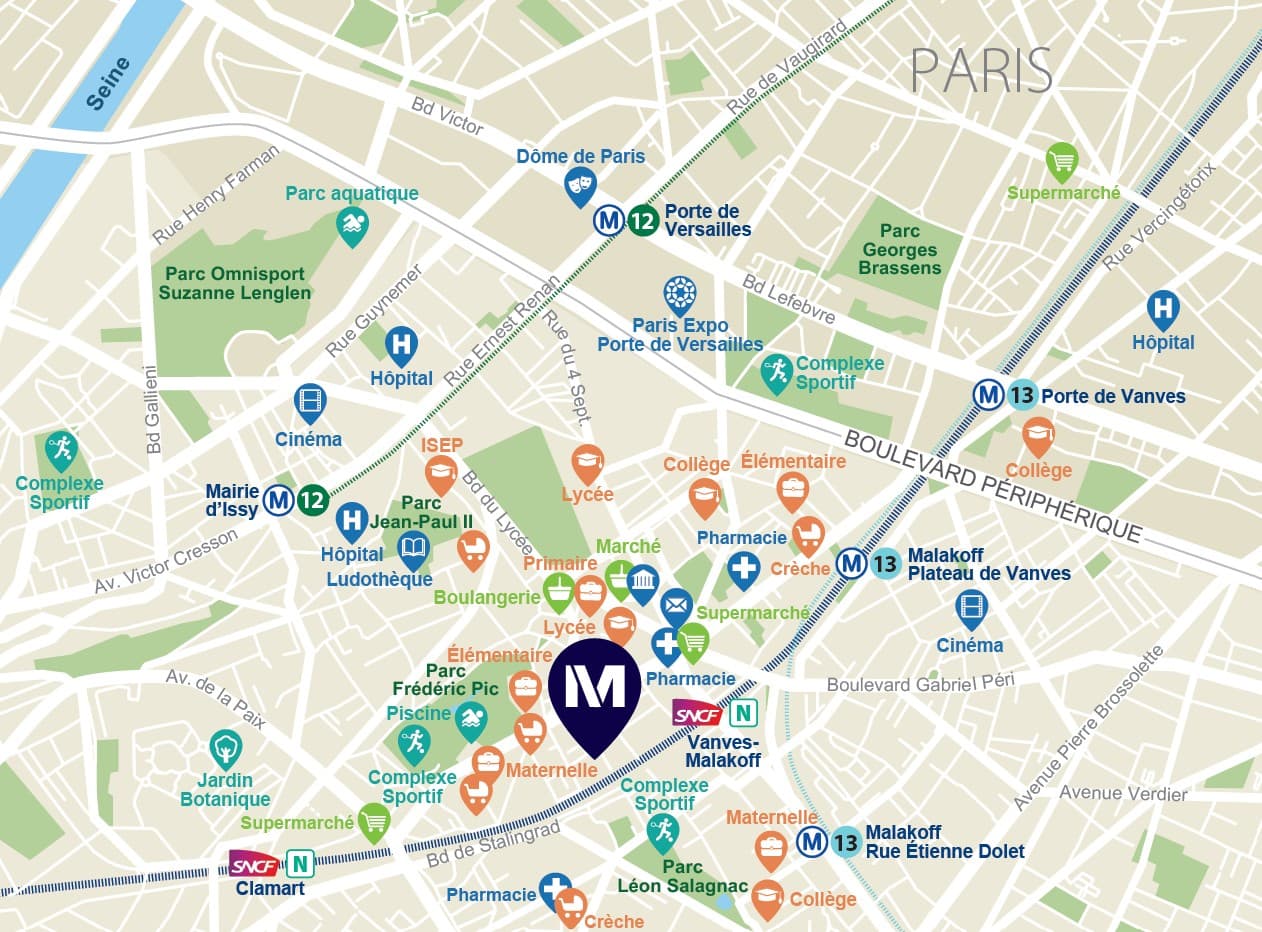 Vanves — Au cœur de Vanves, ce nouveau projet résidentiel propose une sélection d’appartements allant du stud... — Miniature 9