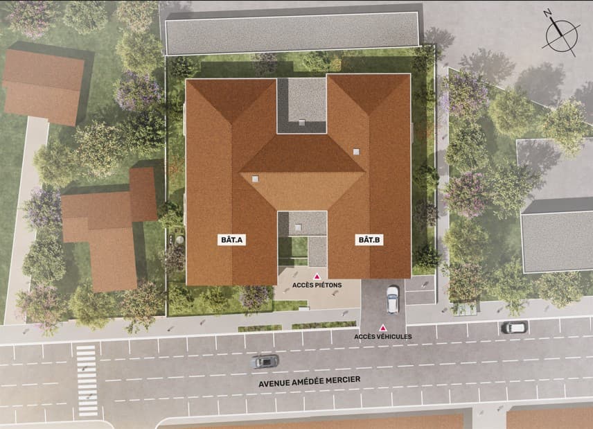 Bourg-en-Bresse — Située à Bourg-en-Bresse, cette nouvelle résidence propose des appartements de 2 à 4 pièces, chacun ... — Miniature 8