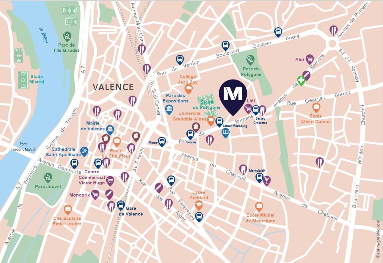 Valence — Située au cœur de la vallée du Rhône, Valence séduit par son ambiance chaleureuse, conjuguant harmon... — Miniature 2