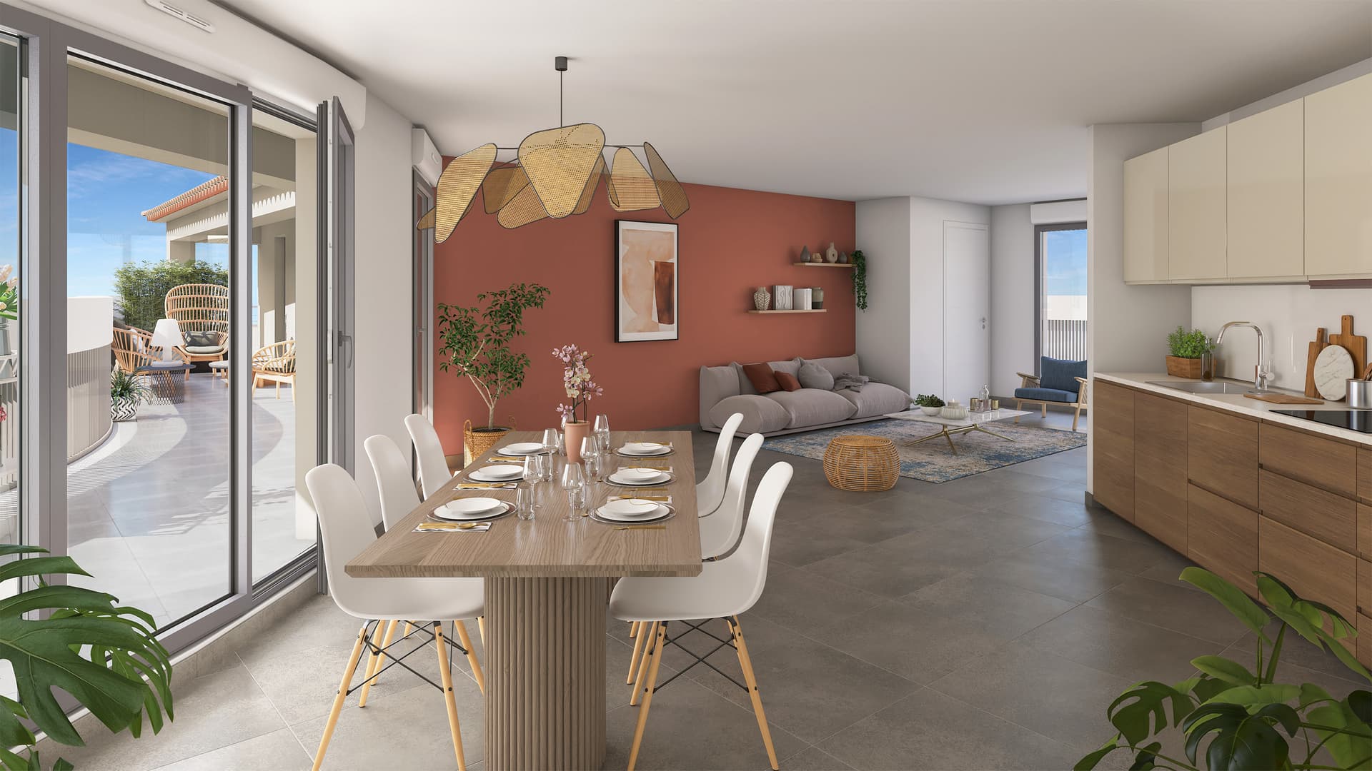 Antibes — Située au cœur d’Antibes, cette nouvelle résidence propose un cadre de vie privilégié, au sein d’un ... — Miniature 5