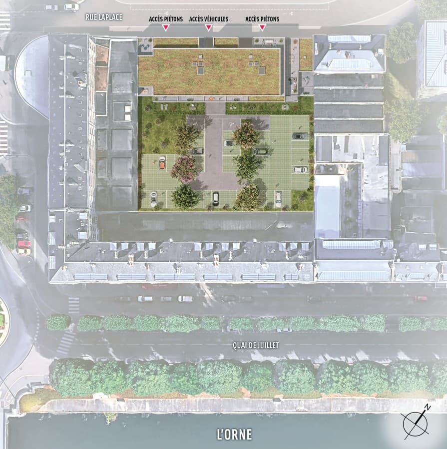 Caen — Situé dans un quartier vivant, à proximité immédiate des rives de l'Orne et de l'avenue du Six Juin,... — Miniature 7